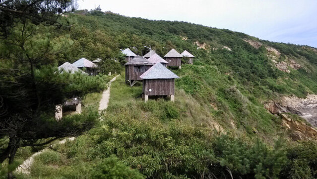 黑島木屋近景