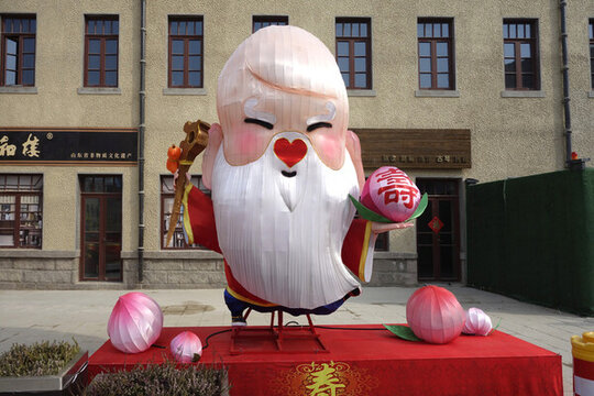 中國(guó)春節(jié)吉祥物壽星