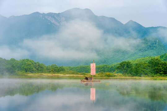 中國(guó)湖北神農(nóng)架大九湖風(fēng)光