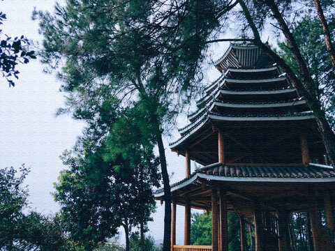 中國建筑庭院
