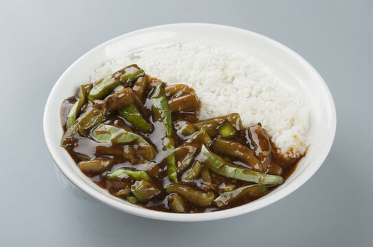 醬茄條蓋飯