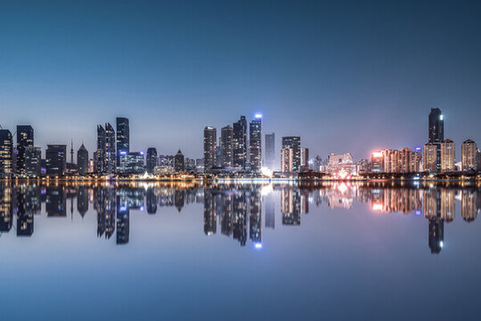 青島金融中心夜景