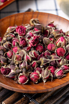 花茶金邊玫瑰