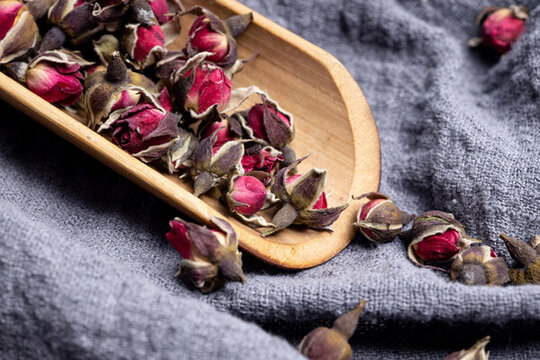 花茶金邊玫瑰