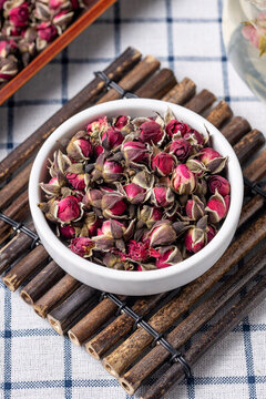 花茶金邊玫瑰