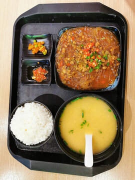 水晶粉絲豆湯飯