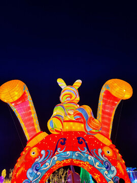 兔子彩燈藝術(shù)