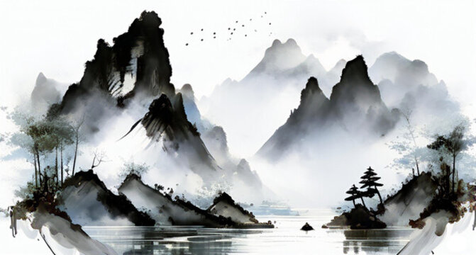 意境山水畫(huà)