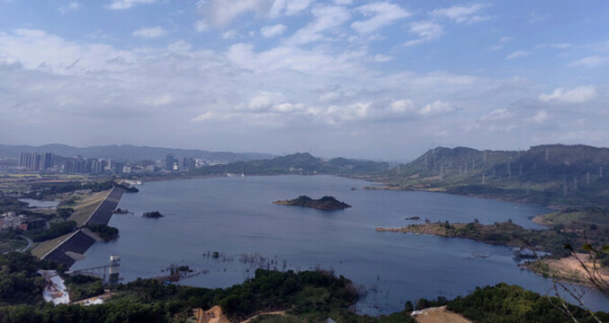 光明水庫全景