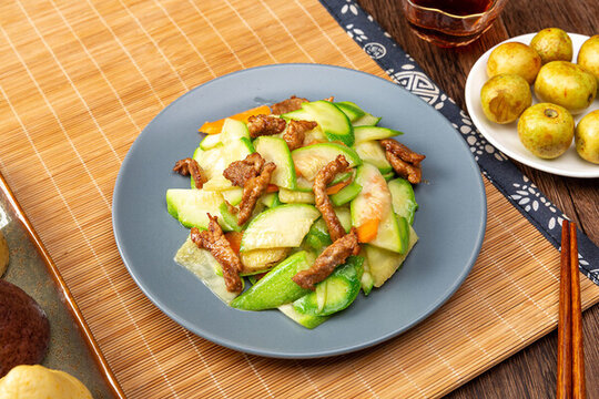 西葫蘆炒肉