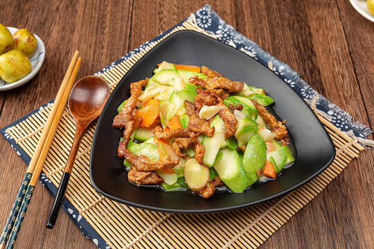 西葫蘆炒肉