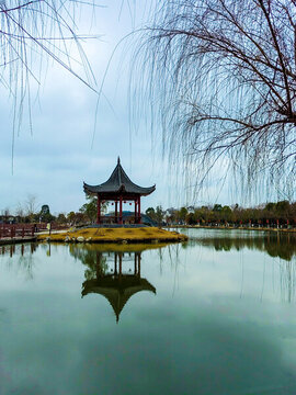 武漢黃鶴樓公園風光