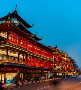 豫園夜色