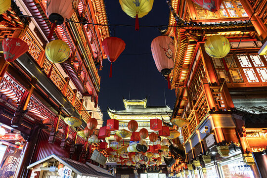 豫園夜色
