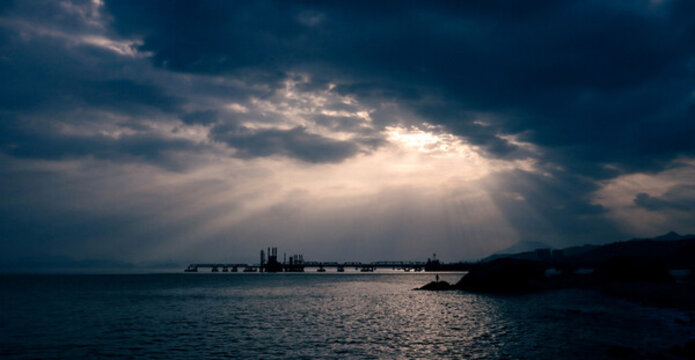 海上黃昏