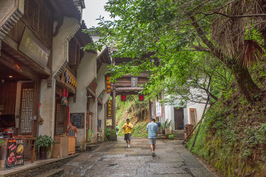 婺源篁嶺村天街