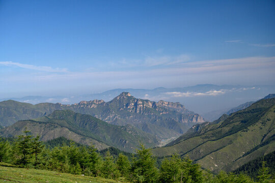 五臺山高山藍天