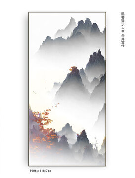 新中式意境水墨畫