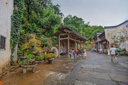 婺源篁嶺村天街