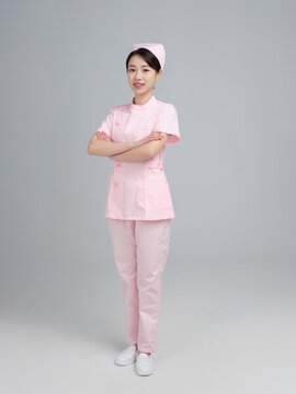 亞洲青年女護(hù)士肖像