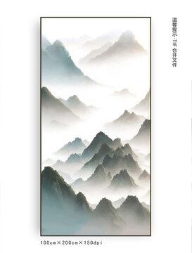 國畫水墨山水