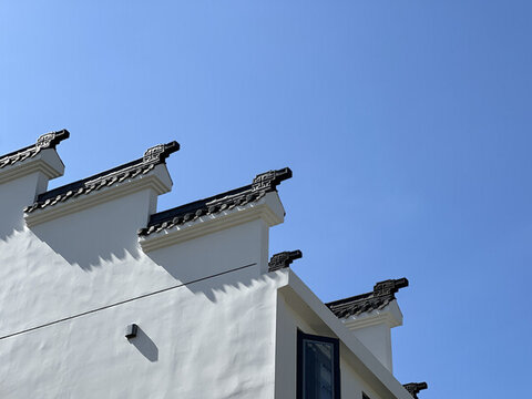 屋檐與藍(lán)天