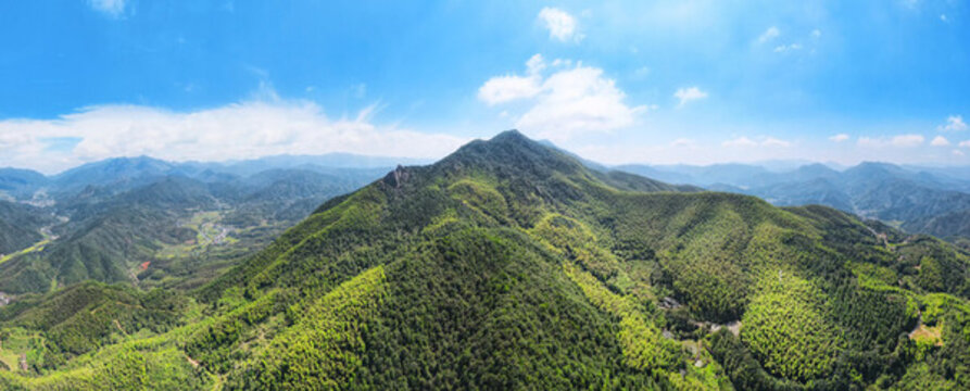 浮蓋山全景航拍