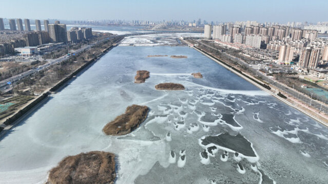 青島城陽(yáng)白沙河冰河