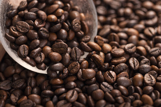 咖啡豆创意咖啡海报