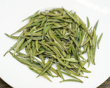 雀舌毛尖湄潭翠芽茶葉特寫(xiě)綠茶
