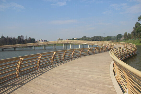 廣東東莞東清湖濕地公園草龍橋