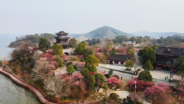 航拍巴陵書院