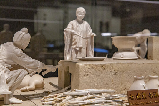 古代豆腐作坊場(chǎng)景