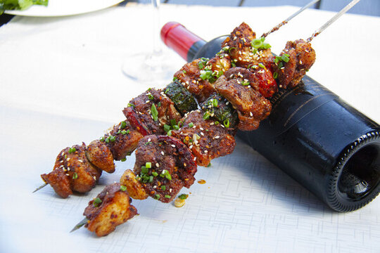 烤雞肉串