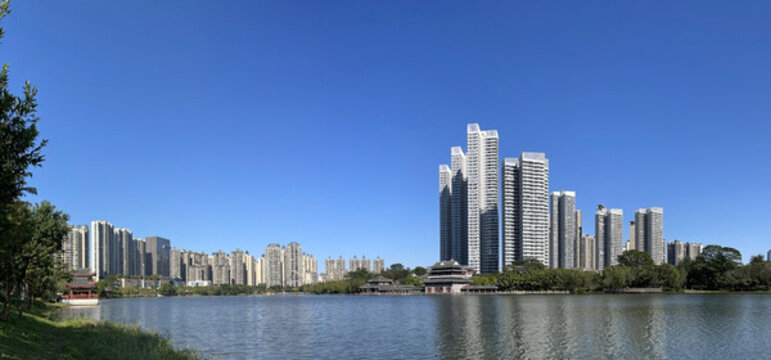 江景房地產(chǎn)寬幅高清背景