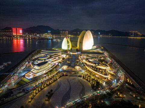 珠海海韻城夜景