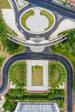 航拍海南大學(xué)海甸校區(qū)高校校園