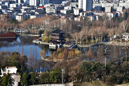 合肥逍遙津公園風(fēng)光