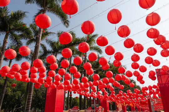 節(jié)日喜慶紅燈籠