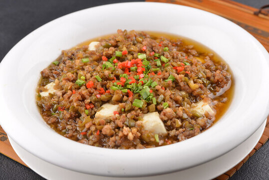 肉末蒸豆腐