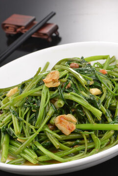 豆醬炒通心菜