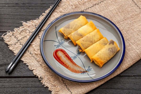 油炸春卷