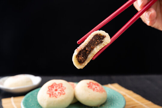 天津糕點(diǎn)豆沙餡貴妃餅
