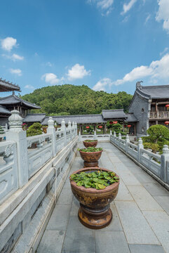 寧波溪口古建筑寺廟