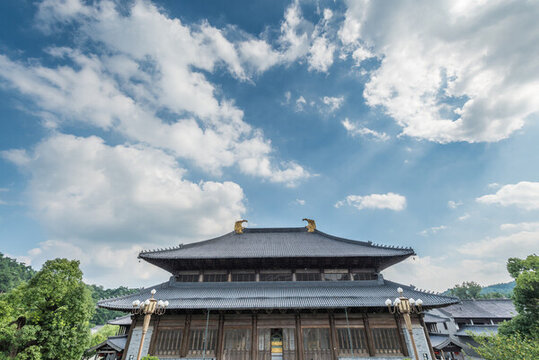 寧波溪口古建筑寺廟