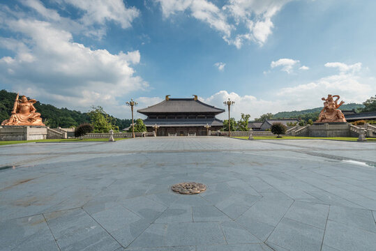 寧波溪口古建筑寺廟