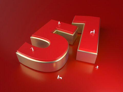 3D渲染的五一藝術(shù)字勞動(dòng)場(chǎng)景