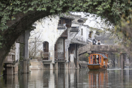 古鎮(zhèn)橋洞風(fēng)景