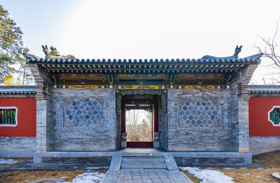 山西太原晉祠公園景觀