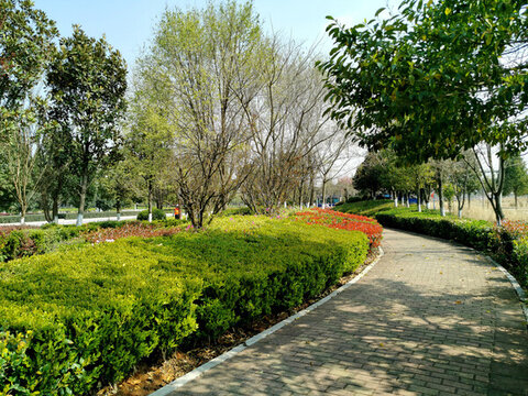 公園景觀休閑步道